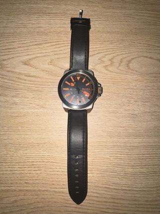 Reloj Hugo Boss Negro Naranja
