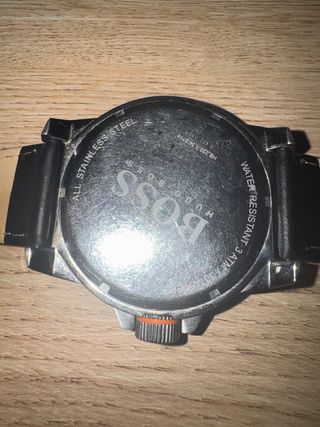 Reloj Hugo Boss Negro Naranja