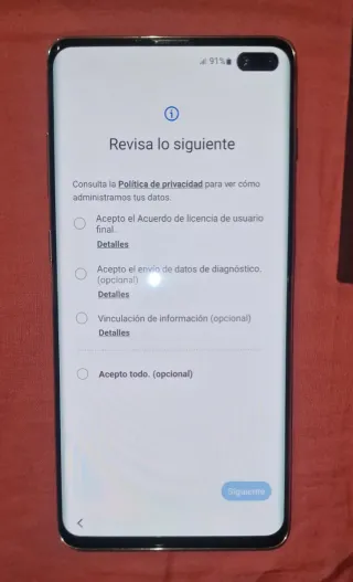 Samsung Galaxy S10+ Blanco