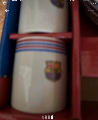 Juego de café FC Barcelona completo