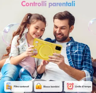 Tablet Bambini 7 Pollici Guscio Giallo