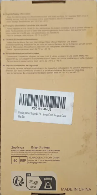 Pack Funda Anti-golpes + 2 Cristales iPhone 11 pro