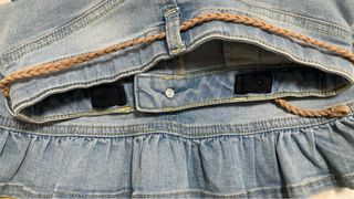 Falda tejana niña flores 134 cm