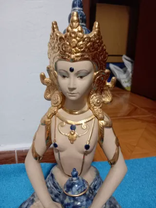 Reina Hindú Porcelana Colección Reconocida