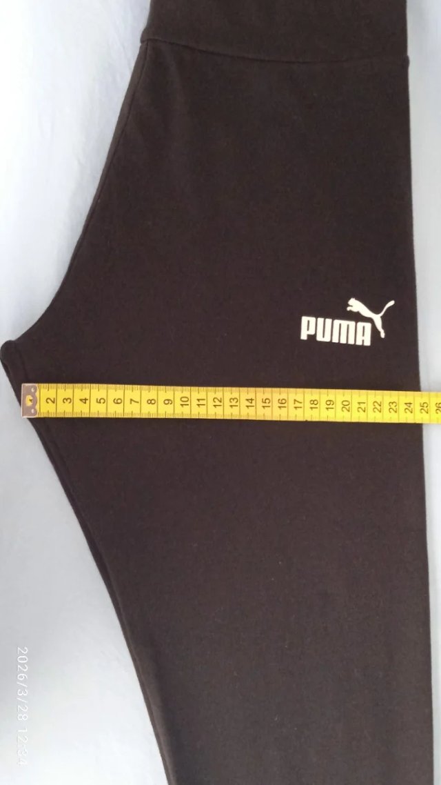 Leggings Puma donna cotone elasticizzato nero