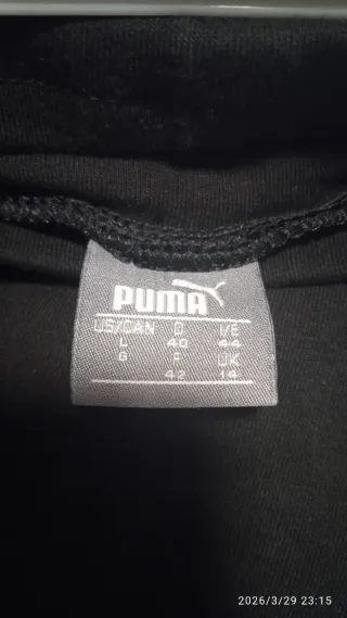 Leggings Puma donna cotone elasticizzato nero