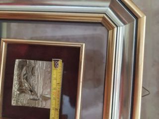 Coppia Quadri Alessandro Zenobi Metallo Legno