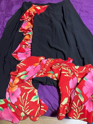Falda flamenca con camiseta