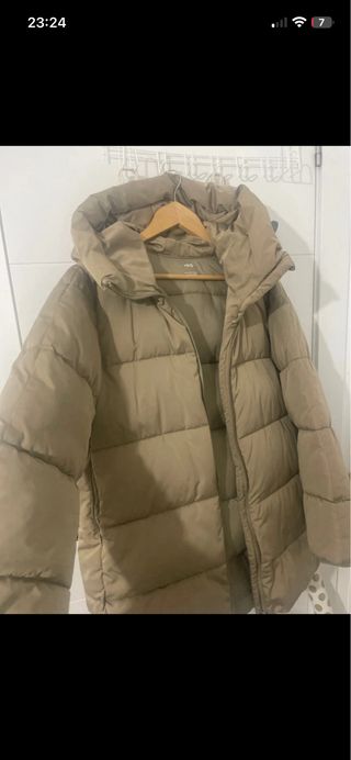 Anorak Mango Camel Talla M