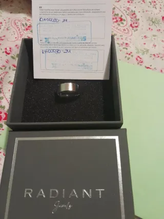 Anillo RADIANT Jewels Plata. Aún en garantía.