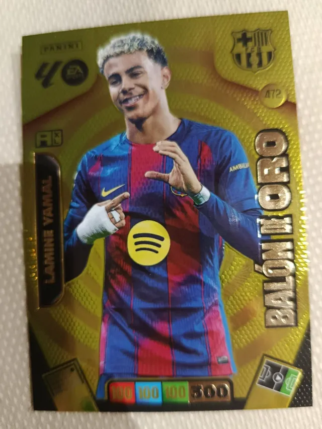 Lamine Yamal Adrenalyn 25/26 Balón de Oro