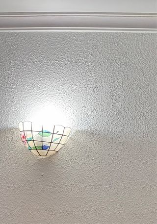 2 apliques de pared tipo Tiffany multicolor