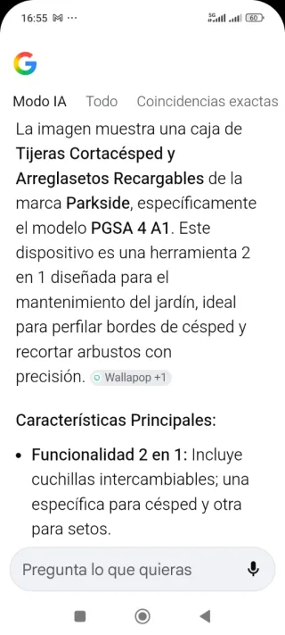 Tijeras cortasetos y arreglasetos recargable