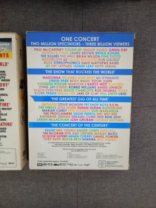 DVD Live Aid + Live 8