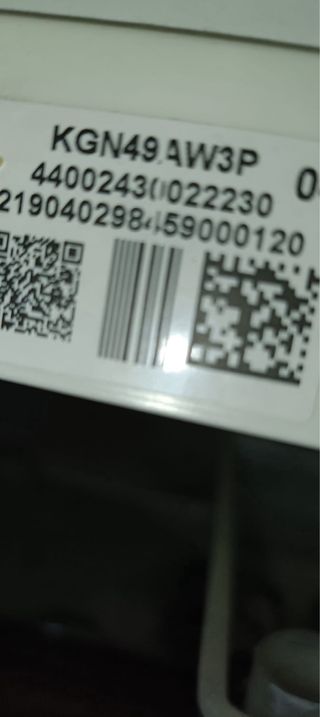 Nevera Bosch KNG49AWTP Blanca