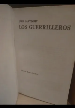 Libro Los guerrilleros de Jean Larteguy