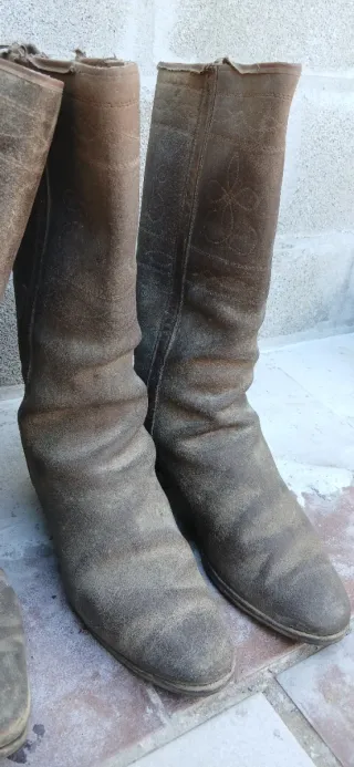 Lote Botas Camberas Antiguas para decorar etc.