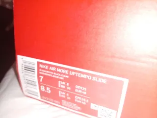 Nike Air More Uptempo Slide Nere e Bianche