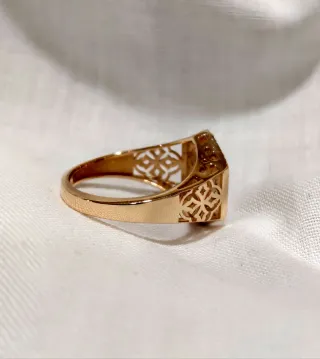 Anillo Oro 14k Diamantes Naturales Junie Cocktail