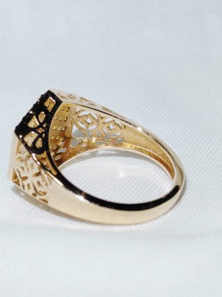Anillo Oro 14k Diamantes Naturales Junie Cocktail