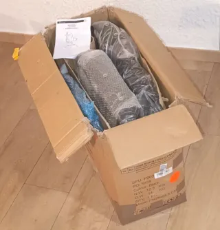 Silla de oficina ergonómica negra