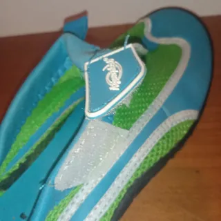 Scarpe gomma scogli blu/verde taglia 40