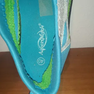 Scarpe gomma scogli blu/verde taglia 40