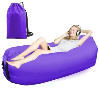 Sofá Hinchable Playa/Terraza Azul (2 unidades x2)