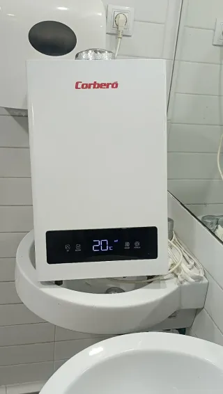 Calentador de gas Corberó blanco