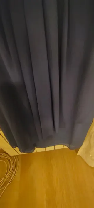 Vestido azul marino con pedrería Talla 50