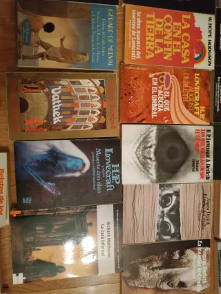 Obras de Lovecraft y otras novelas de terror