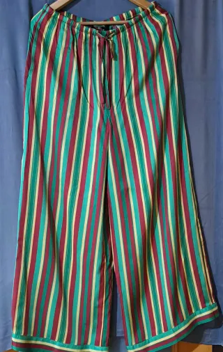 Pantalón Zara rayas multicolor