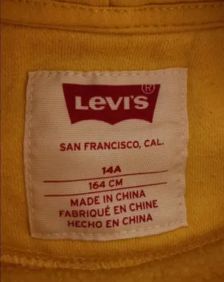 Moletom Levis Amarelo XX II San Francisco