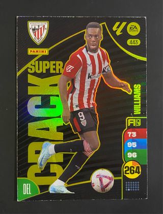 Cromo Iñaki Williams Super Crack Adrenalyn 24-25.