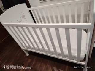 Cama Cuna + Colchón ( Como Nuevo )