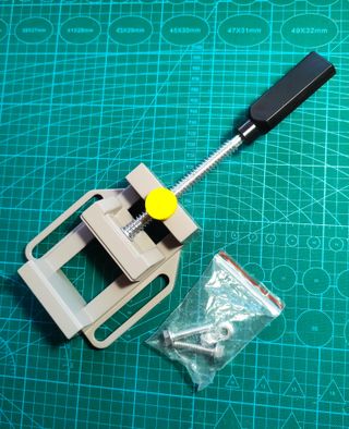 Tornillo o mordaza de banco de aluminio 70mm NUEVO