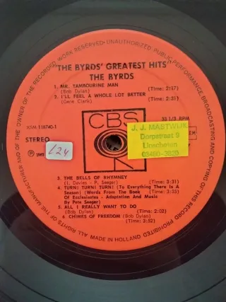 Vinilo LP The Byrds - Greatest Hits