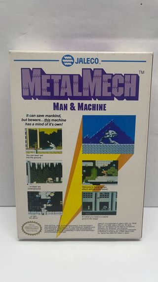 Metal Mech NES Cartucho y Manual