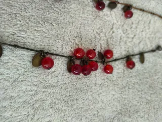 TIENDA LOCAL - Conjunto collar y pulsera cerezas