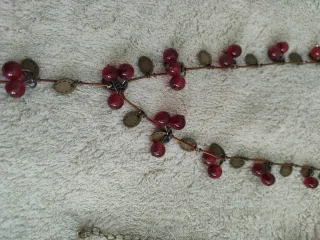 TIENDA LOCAL - Conjunto collar y pulsera cerezas