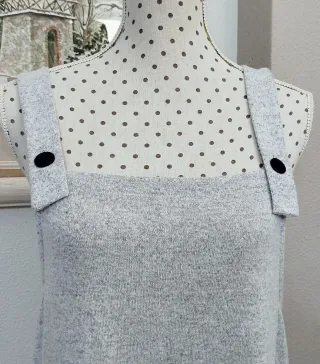 Pichi gris punto talla M.