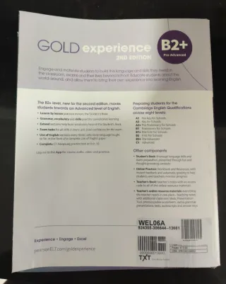 Gold Experience B2+ student's book y workbook