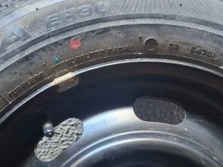 Rueda Bridgestone 195/65R15 8mm dibujo +Llanta 15"