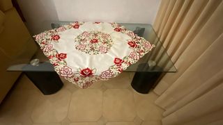 Mesa de cristal moderna