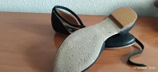 Zapatos Soler Verano Negros Hechos en Cuba