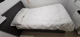 Canapé polipiel + colchón 105x190