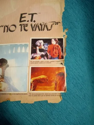 Cromos E.T. el Extraterrestre no