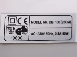 Pequeño Ventilador MONEX blanco,