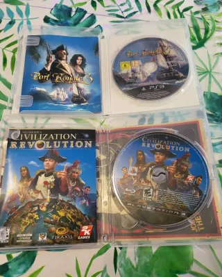 Pack 2 Juegos PS3: Port Royale 3 y Civilization Re