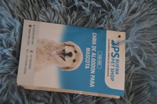 Cama para mascota azul